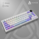 Клавіатура Ajazz AK650 RGB Flying Fish Switch Wireless With Screen (AK650-FF-PWB) Purple