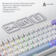 Клавіатура Ajazz AK650 RGB Flying Fish Switch Wireless With Screen (AK650-FF-PWB) Purple