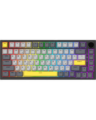 Клавіатура Ajazz AK820 Sea Salt Switch Black USB-C (AK820-SS-BGY)