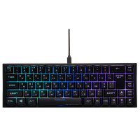 Клавіатура ігрова 2E GAMING KG350 RGB 68key USB Black Ukr (2E-KG350UBK)