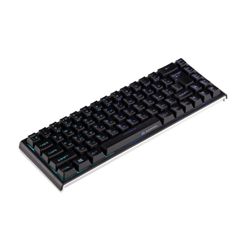 Клавіатура ігрова 2E GAMING KG350 RGB 68key USB Black Ukr (2E-KG350UBK)