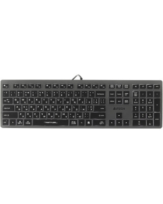 Клавіатура A4Tech FX60 USB Grey White з підсвічуванням
