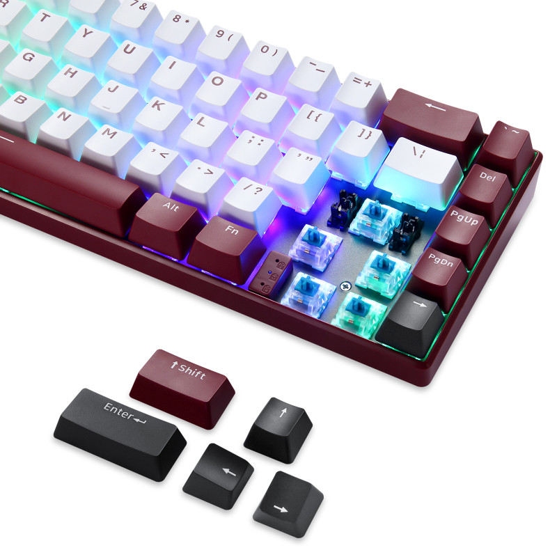 Клавіатура Motospeed BK67 Longhua Blue Red (mtbk67rmb)