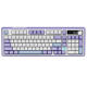 Клавіатура Ajazz AK980 RGB Clear Sky Switch Wireless With Screen (AK980-CS-PWB) Purple