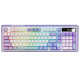 Клавіатура Ajazz AK980 RGB Clear Sky Switch Wireless With Screen (AK980-CS-PWB) Purple