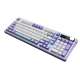 Клавіатура Ajazz AK980 RGB Clear Sky Switch Wireless With Screen (AK980-CS-PWB) Purple