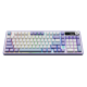Клавіатура Ajazz AK980 RGB Clear Sky Switch Wireless With Screen (AK980-CS-PWB) Purple