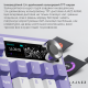 Клавіатура Ajazz AK980 RGB Clear Sky Switch Wireless With Screen (AK980-CS-PWB) Purple
