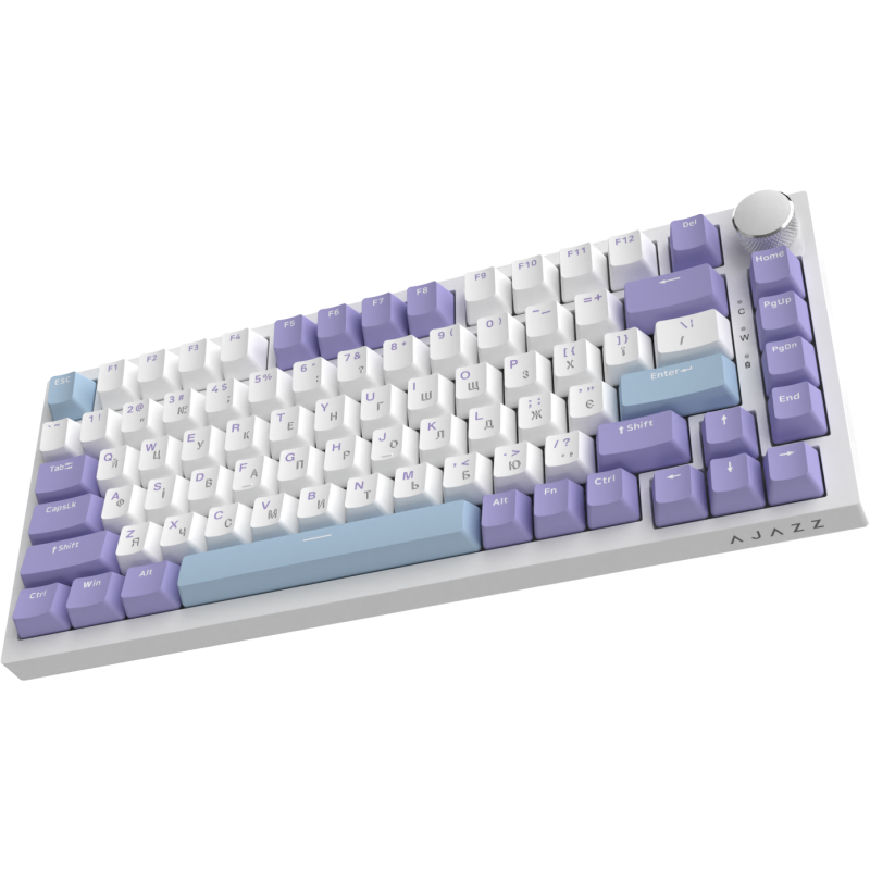 Клавіатура Ajazz AK820 Sea Salt Switch White USB-C (AK820-SS-PWB)