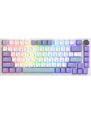 Клавіатура Ajazz AK820 Sea Salt Switch White USB-C (AK820-SS-PWB)