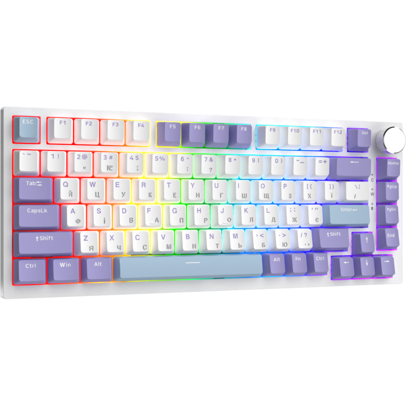 Клавіатура Ajazz AK820 Sea Salt Switch White USB-C (AK820-SS-PWB)
