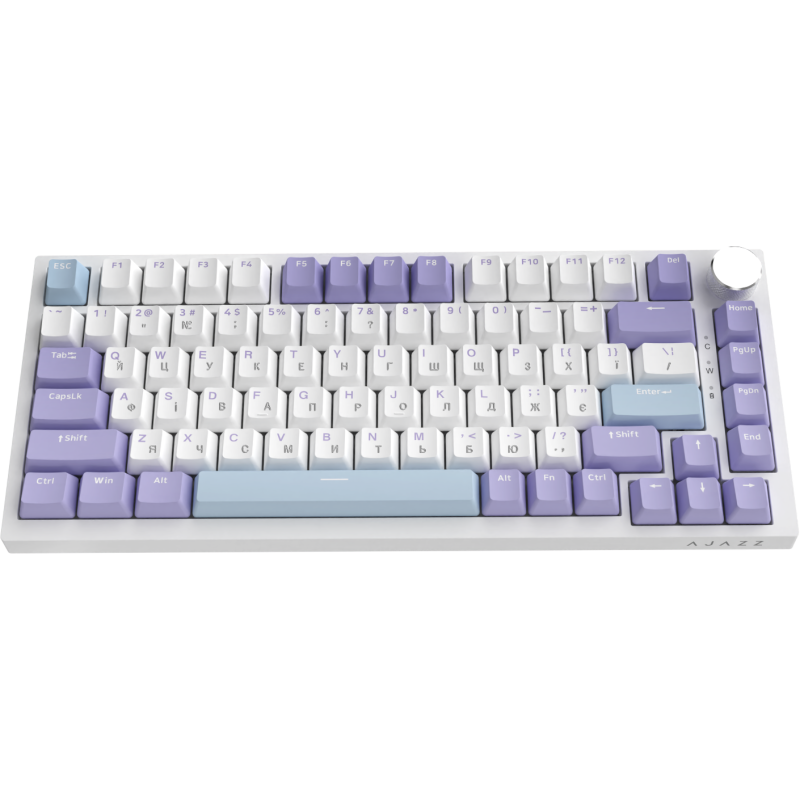 Клавіатура Ajazz AK820 Sea Salt Switch White USB-C (AK820-SS-PWB)