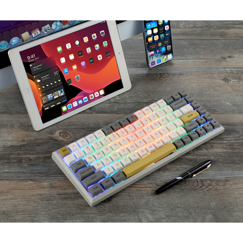 Клавіатура Motospeed SK84 Outemu Red Grey (mtsk84mr)