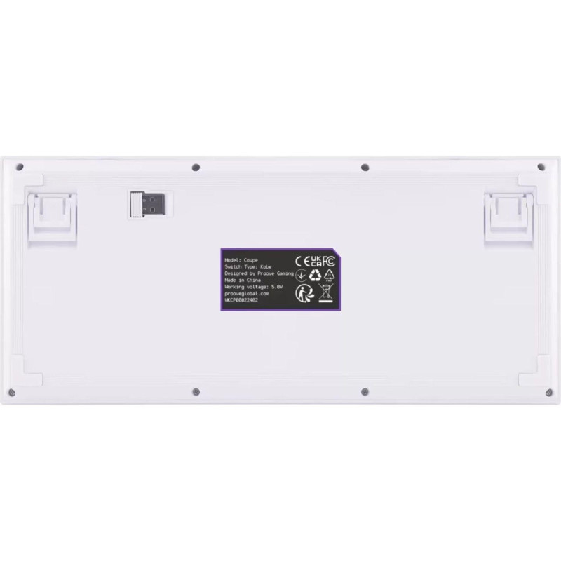Клавіатура Proove Gaming Slicker Special Edition (Ukraine Layout) White (WKCP00022404)