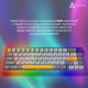 Клавіатура Ajazz AK650 RGB Flying Fish Switch Wireless With Screen (AK650-FF-BGY) Black