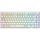 Клавіатура Dark Project ALU81 Terra Nova PBT RGB Mech G3MS Moonstone White (DPKB_NOVA_81_ANSI_WHITE_UA)