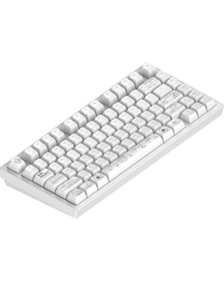 Клавіатура Dark Project ALU81 Terra Nova PBT RGB Mech G3MS Moonstone White (DPKB_NOVA_81_ANSI_WHITE_UA)