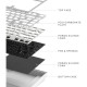 Клавіатура Dark Project ALU81 Terra Nova PBT RGB Mech G3MS Moonstone White (DPKB_NOVA_81_ANSI_WHITE_UA)