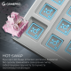 Клавіатура GamePro Asgard Valhalla QLAB Sakura Switch White With Display (MK160-W-D-QS-PRO)