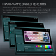 Клавіатура GamePro Asgard Valhalla QLAB Sakura Switch White With Display (MK160-W-D-QS-PRO)