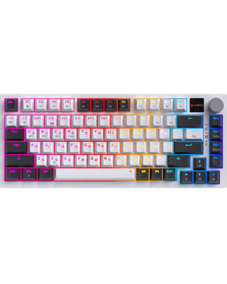 Клавіатура GamePro Asgard Valhalla QLAB Sakura Switch White With Display (MK160-W-D-QS-PRO)
