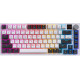 Клавіатура GamePro Asgard Valhalla QLAB Sakura Switch White With Display (MK160-W-D-QS-PRO)