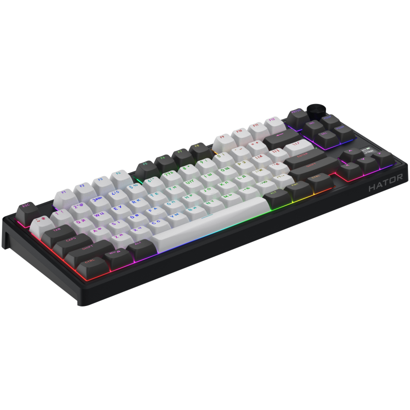Клавіатура HATOR Skyfall 80 PRO Wireless Grey-Black Silent Switches (HTK4180UA)