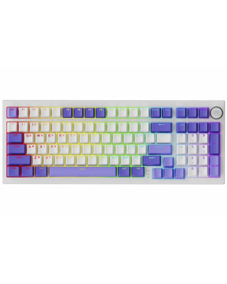 Клавіатура Proove Gaming Slicker Pro (Ukraine Layout) white/purple (WKSLP0022417)
