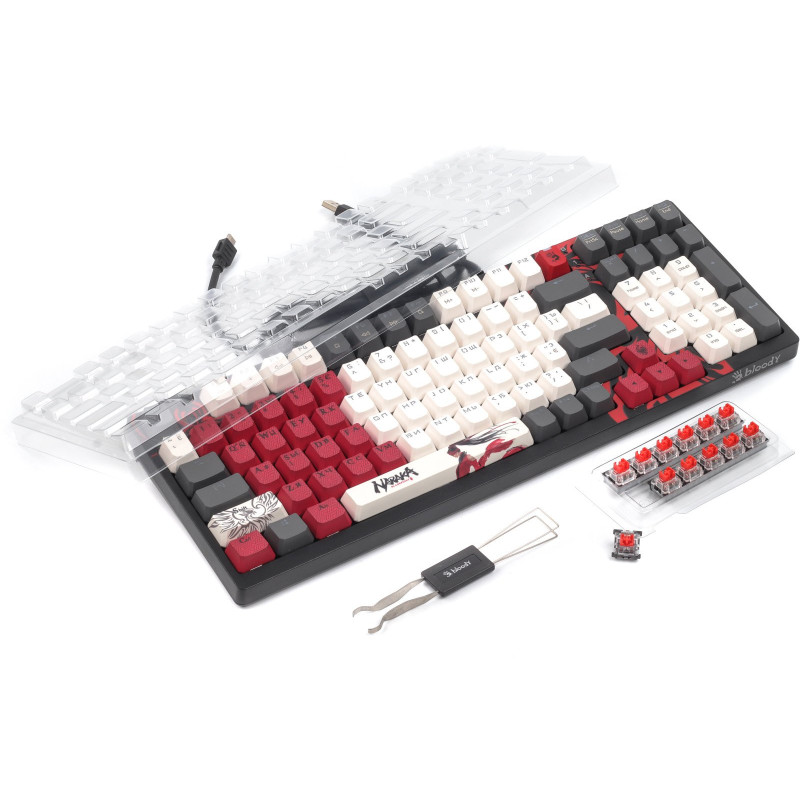 Клавіатура A4Tech Bloody S98 RGB Red Switch USB Naraka