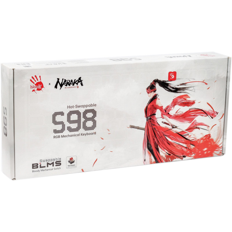 Клавіатура A4Tech Bloody S98 RGB Red Switch USB Naraka
