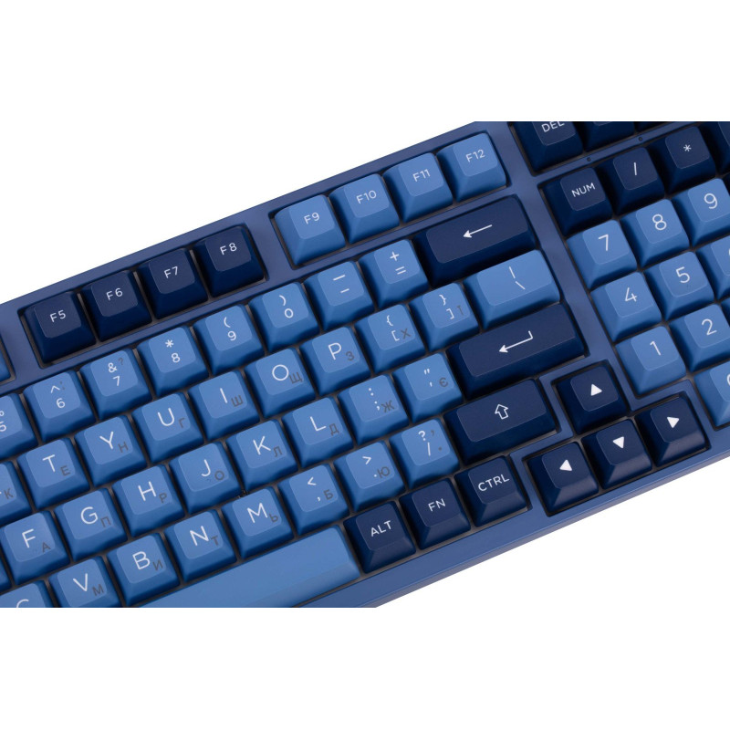 Клавіатура AKKO 3098B Ocean Star RGB CS Jelly White Hot-Swap (6925758615204) Blue