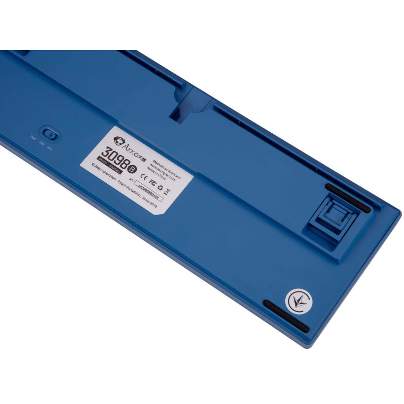 Клавіатура AKKO 3098B Ocean Star RGB CS Jelly White Hot-Swap (6925758615204) Blue