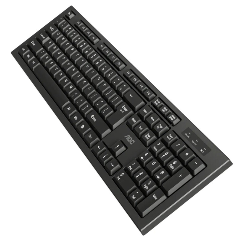Комплект AOC KM210B Wireless UA Black (KM210B/97)