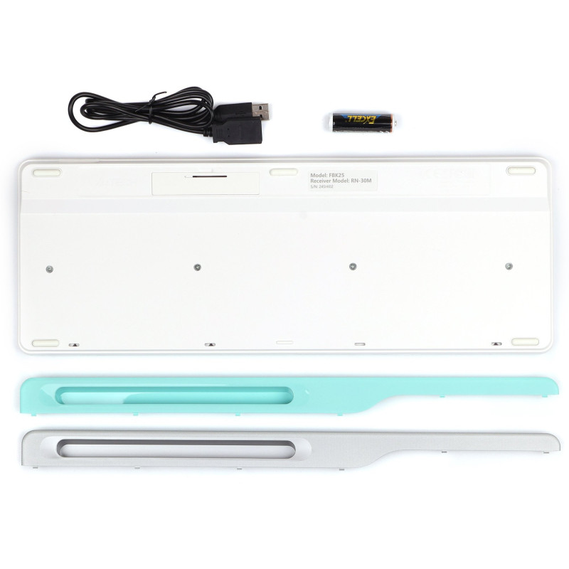 Клавіатура A4Tech FBK25 Wireless White