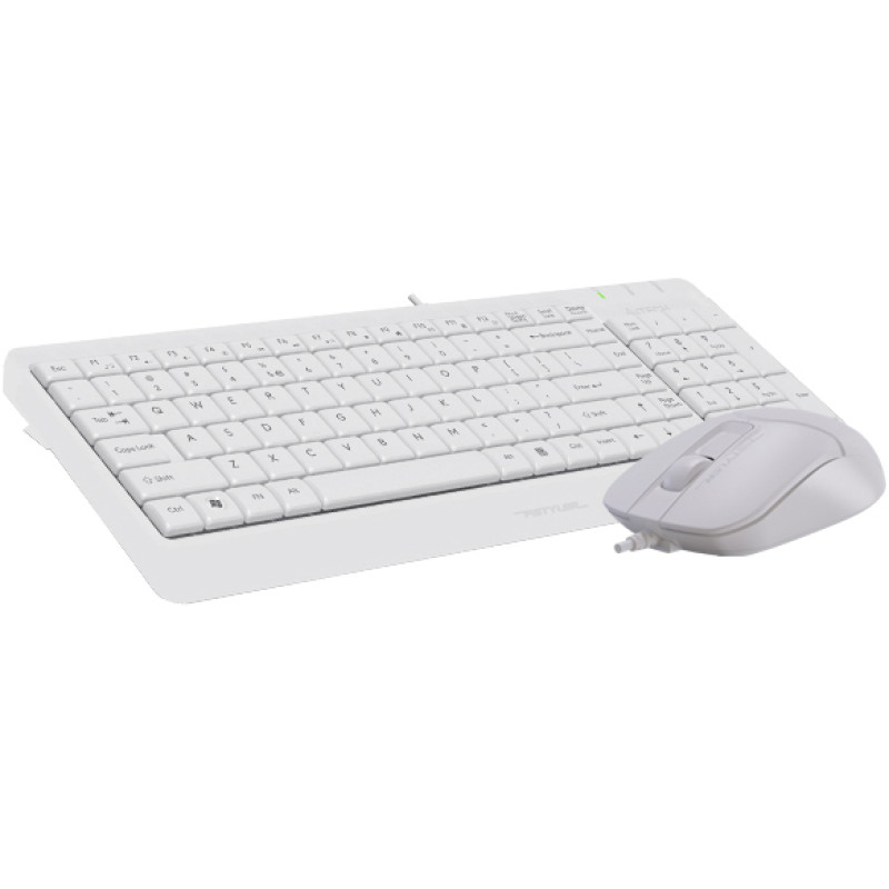 Комплект A4Tech F1512 білий USB