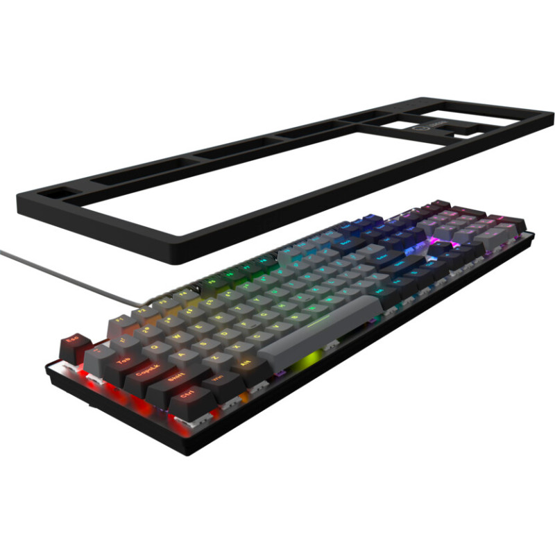 Клавіатура Lorgar Azar 514 RGB USB UA Black (LRG-GK514B-UA)