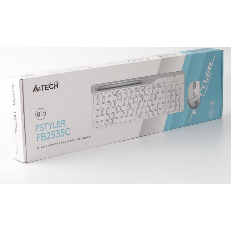 Комплект A4-Tech FB2535C USB Icy White