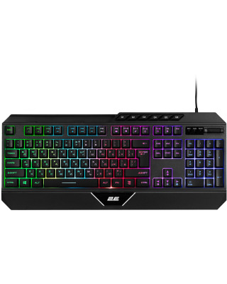 Клавіатура 2E GAMING KG315 RGB USB Black Ukr (2E-KG315UBK)