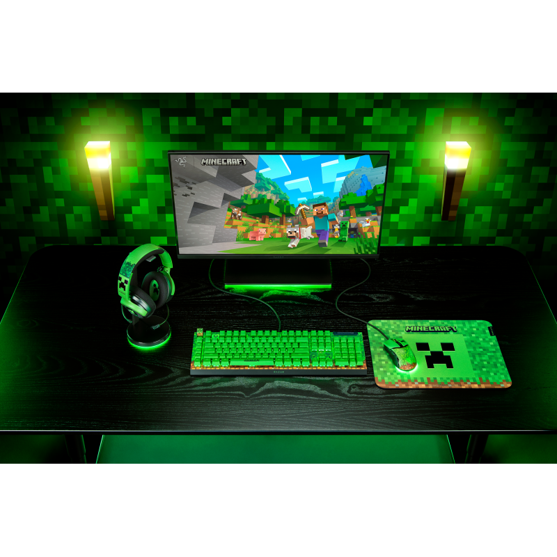 Клавіатура RAZER BlackWidow V4 X Minecraft Edition (RZ03-04704100-R3M1)