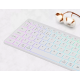 Клавіатура Canyon HKB-W11 Slim Dual Mode Wireless/Bluetooth RGB UA White (CNS-HBTK11W)