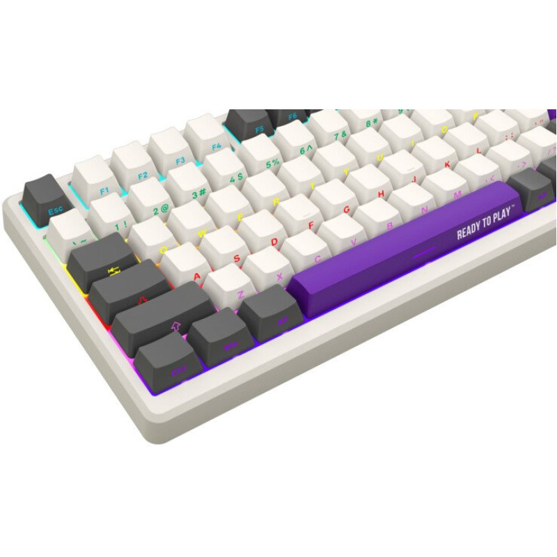 Клавіатура Lorgar KBP7075W Pro RGB Wireless/Bluetooth/USB UA Beige (LRG-KBP7075W-RT-US)