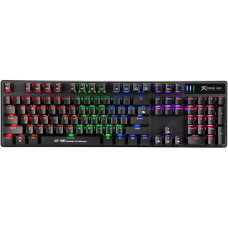 Клавіатура Xtrike ME GK-980 6 кольорів-LED Mechanical Red Switch USB Black (GK-980)