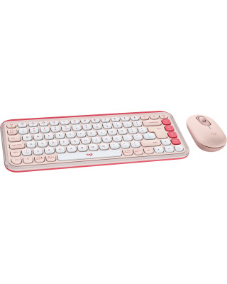 Комплект Logitech POP Icon Combo Bluetooth UA Rose (920-013142)