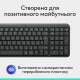 Клавіатура Logitech K250 Bluetooth/Wireless UA Graphite (920-013822)