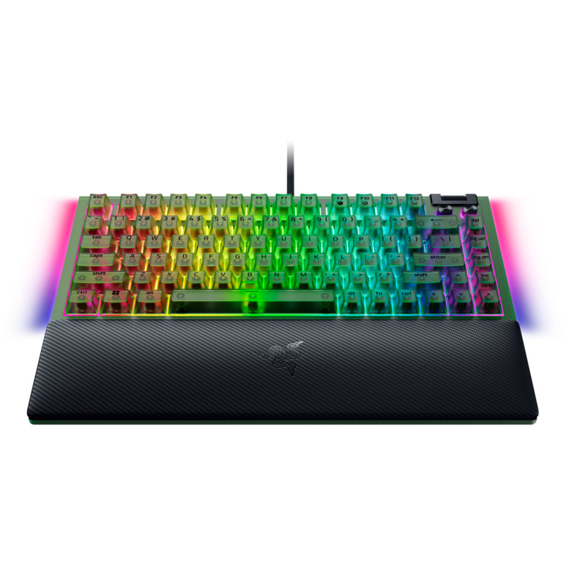Клавіатура RAZER BlackWidow V4 75%, Phantom Green (RZ03-05003300-R3M1)
