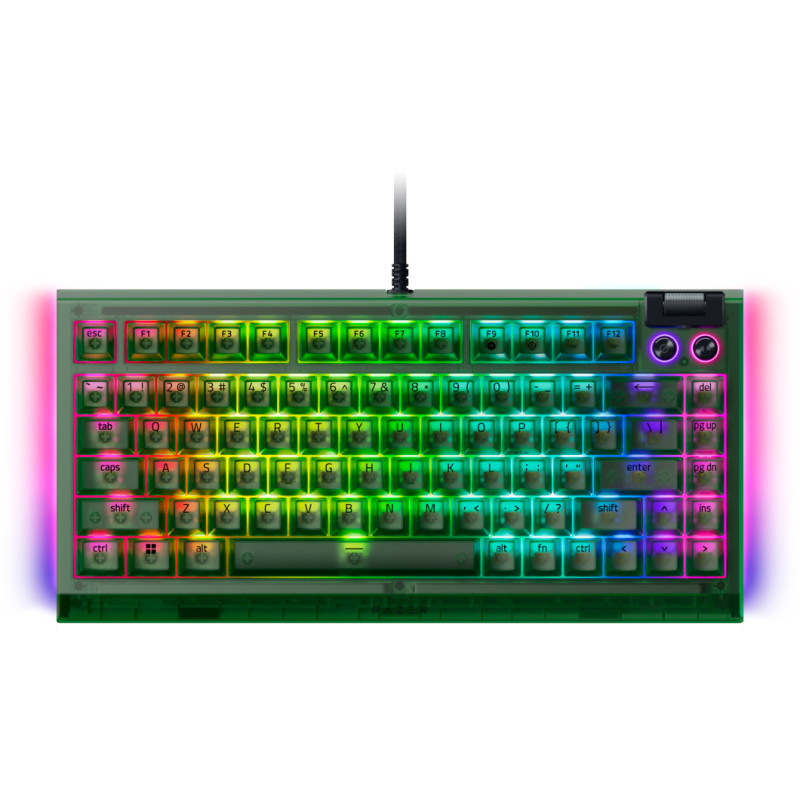 Клавіатура RAZER BlackWidow V4 75%, Phantom Green (RZ03-05003300-R3M1)