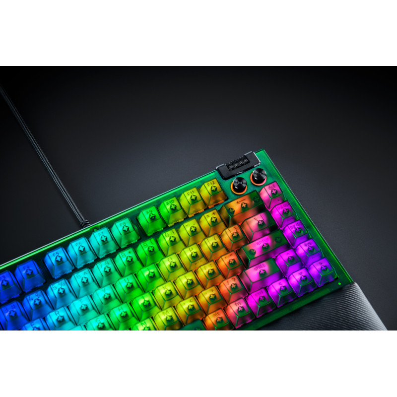 Клавіатура RAZER BlackWidow V4 75%, Phantom Green (RZ03-05003300-R3M1)