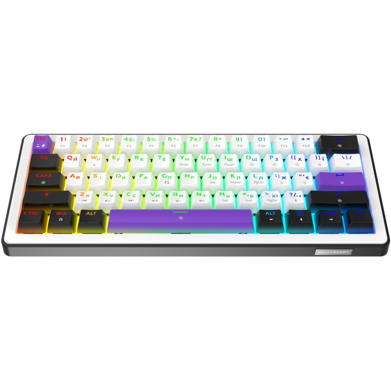 Клавіатура HATOR Hellyberry HK60 White-Violet