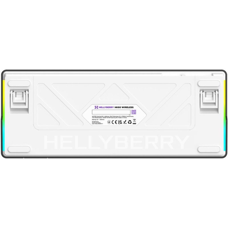 Клавіатура HATOR Hellyberry HK60 wireless White-Violet
