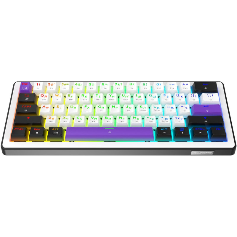Клавіатура HATOR Hellyberry HK60 wireless White-Violet